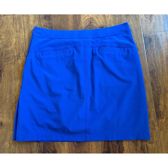 Zenergy Chico's Blue Skort Sz 1 (US 8) Pleats Activewear Golf Pickleball Tennis - Picture 6 of 6